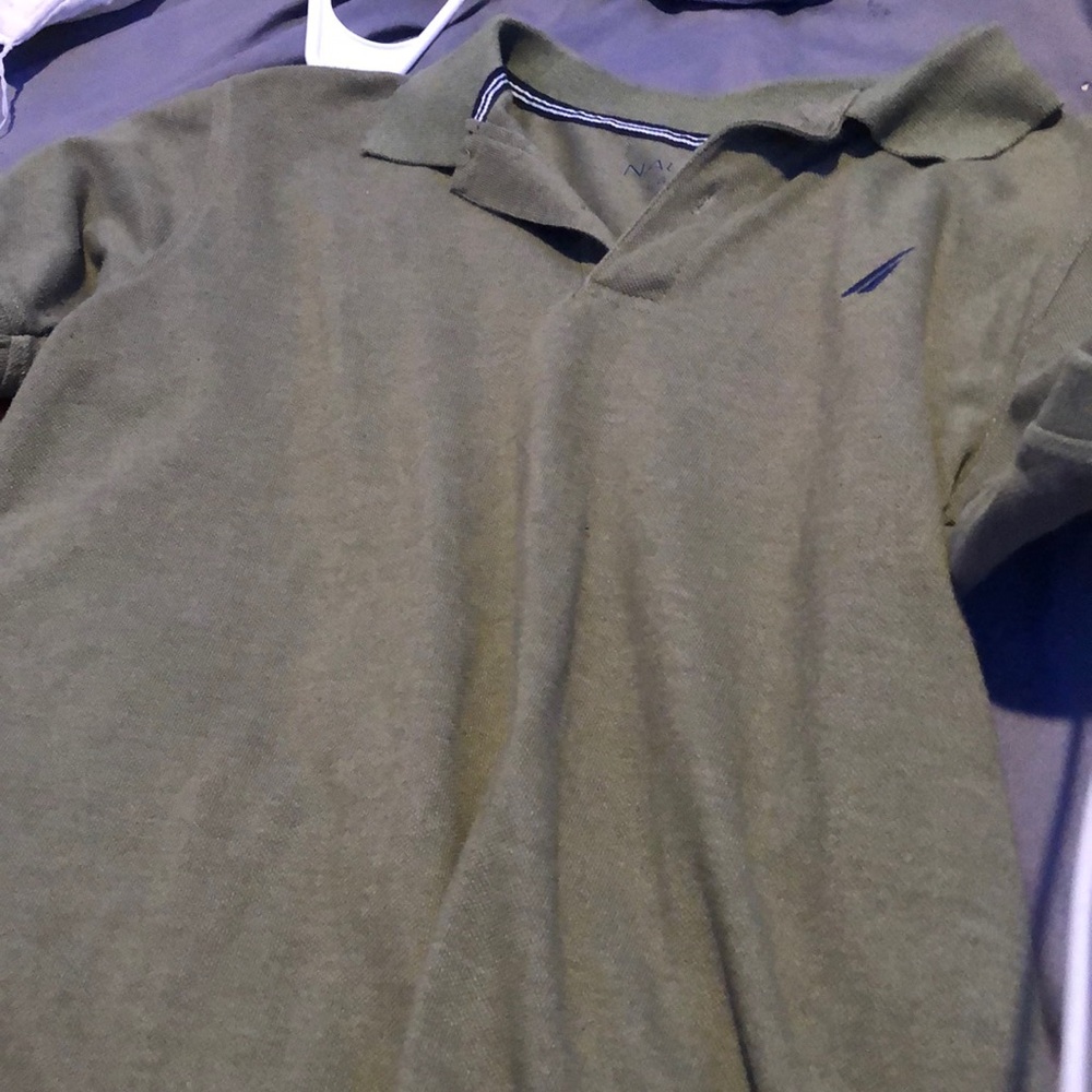 Brand new dark navy green nautica shirt